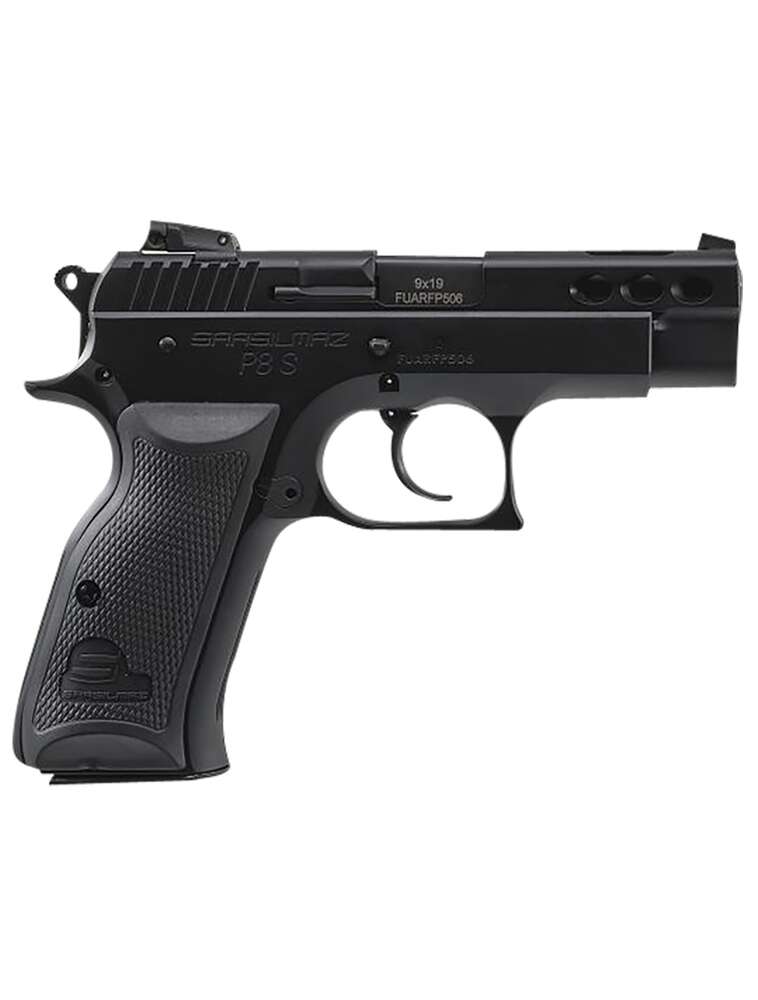 Handguns SAR Firearms P8S Compact 9mm P8S COMPACT 9MM BLK 3.8" 17+1 • 